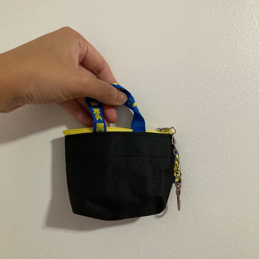Black and Yellow Mini Tote Bag